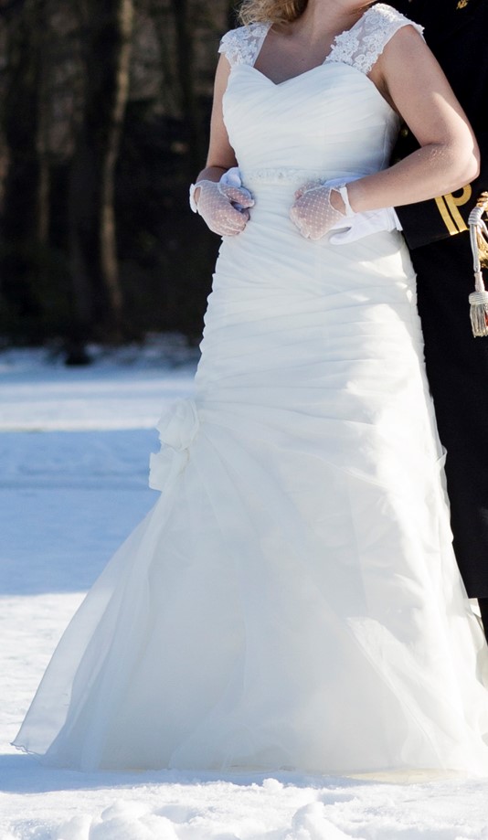 Beautiful wedding dress Vindress Ivory Regular Long V-neck New (Un-Altered) Natural Unknown size