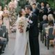 Romantic blush wedding surrounded by greenery at Valentine DTLA