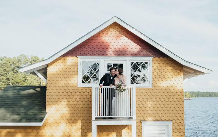This Ontario Backyard Wedding Was Full Of Florals & Vintage Details