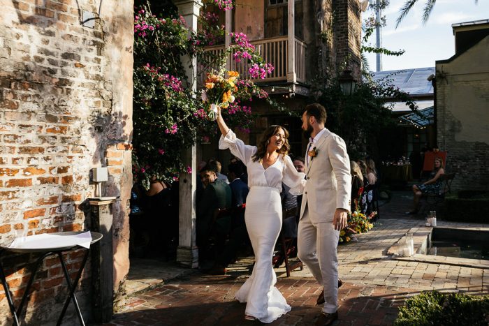 Quintessential Colorful New Orleans Wedding At Race and Religious