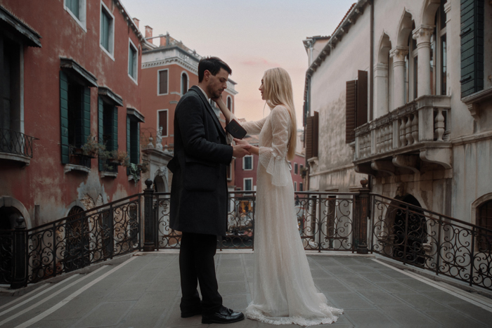 Intimate Venice Elopement With A Sunset Gondola Ride
