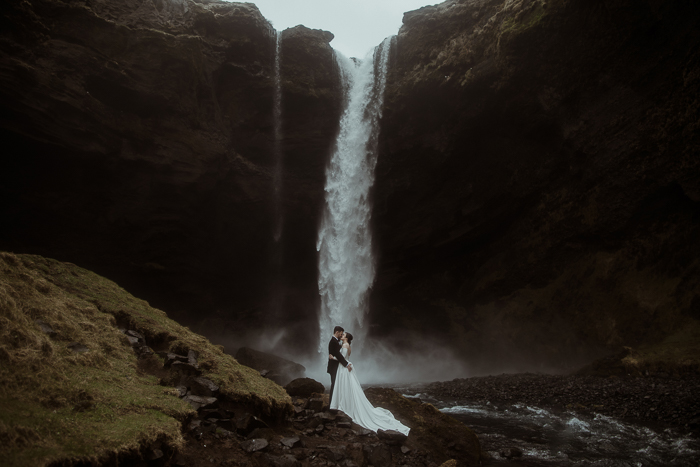 Intimate and Romantic Iceland Destination Wedding