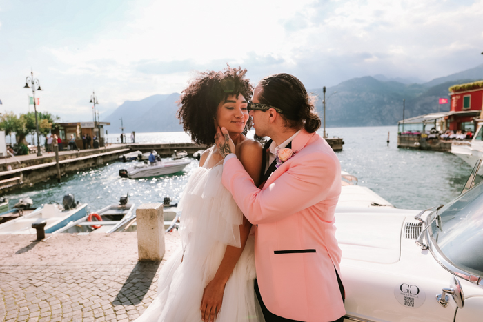 Bright Garda Lake Elopement Complete With A Romantic Boat Ride