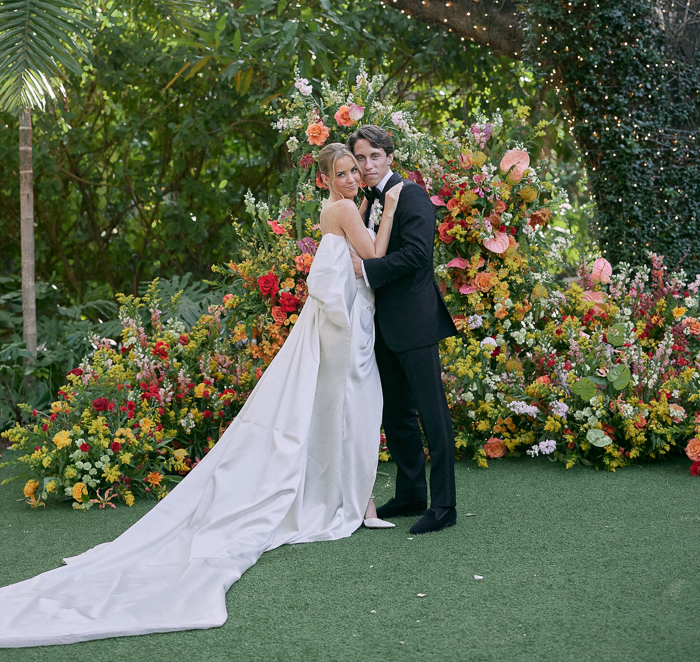 This Bold Villa Woodbine Wedding Incorporated Italian Touches & Miami Flair